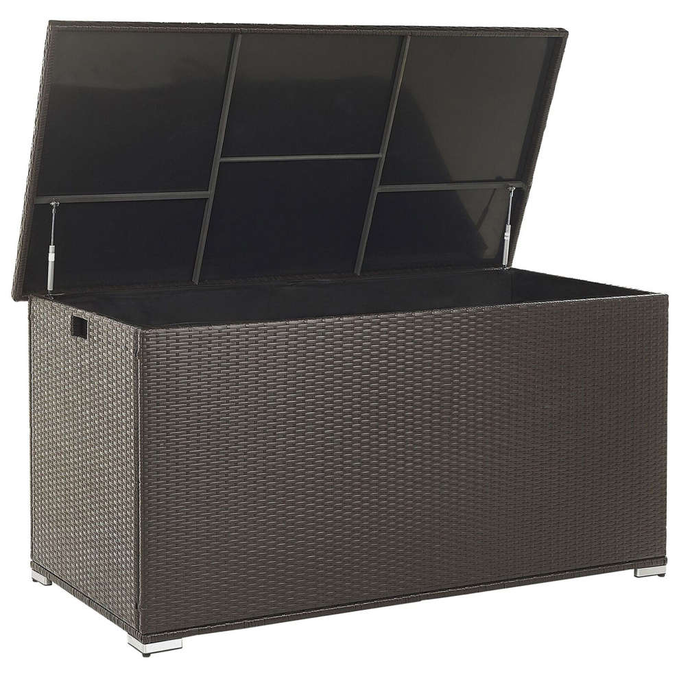 Storage Box MODENA PE Rattan 155 cm 75 cm Brown