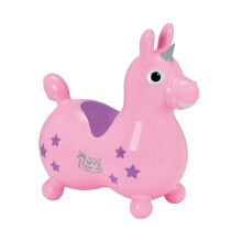 Gymnic Rody Magical Unicorn Oppratabelt Hop-On Animal (Pink)