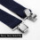 Fasker Mens SUPENDRES X-Back 2 """" Regulowane solidne proste klipser 4