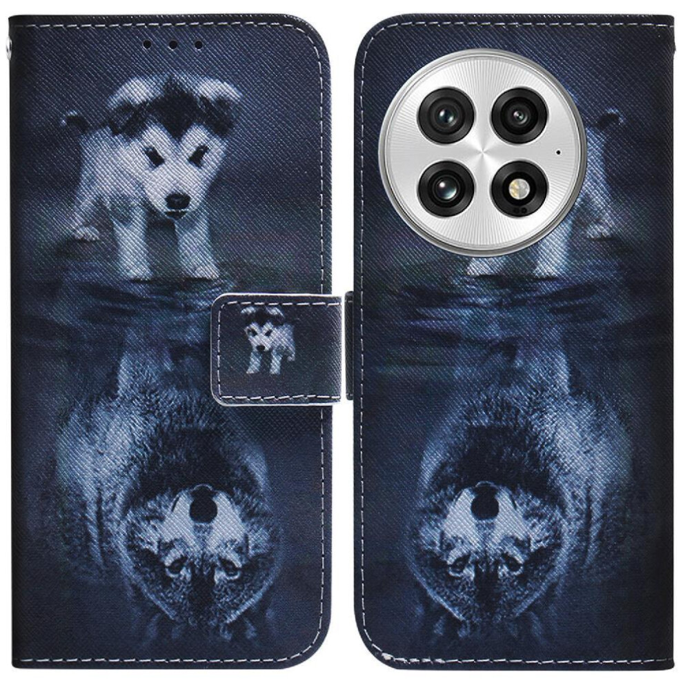(C7 ) Flip Case For Oneplus 13 Magnetic Closure Wallet Card Slots Pu Leather Painted 764544150453