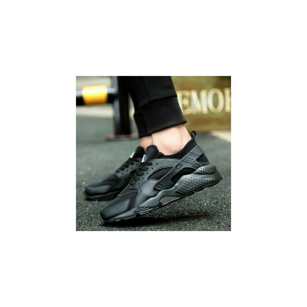 (Black, UK 6) 2025 Men Women Running Trainer Sneakers Gym Sports Lightweight Walking Shoes