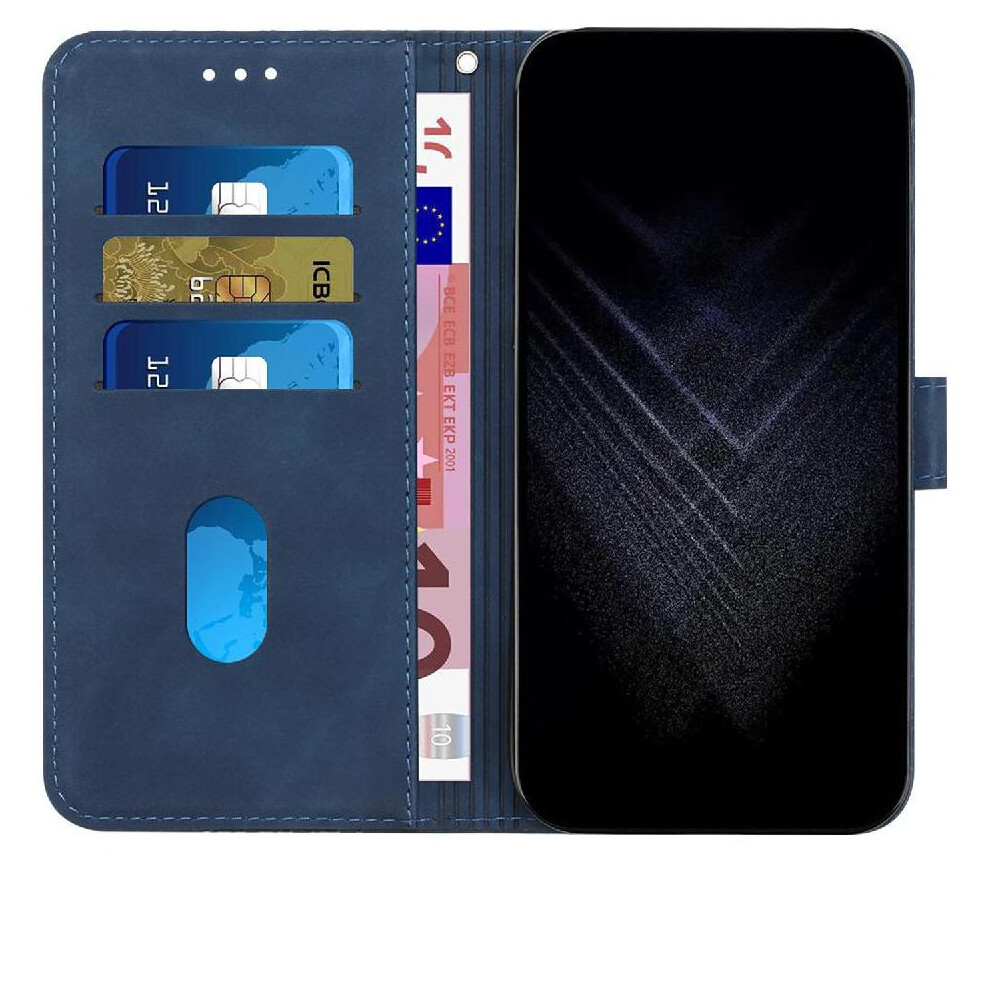 (Blue) Phone Case For Google Pixel 9A Magnetic Card Slots Cover Wallet Kickstand Flip Folio Blue 764544151665