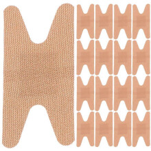 (As show, One size) 50pcs Elastic Water-proof Adhesive Bandages Breathable Woundplast Fingertip Joint Woundplast