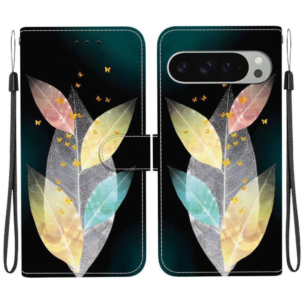 (C7 ) Flip Case For Google Pixel 9/ 9 Pro Card Slot Kickstand Pattern Cover Wallet Pu Leather Card Slots 764544152716