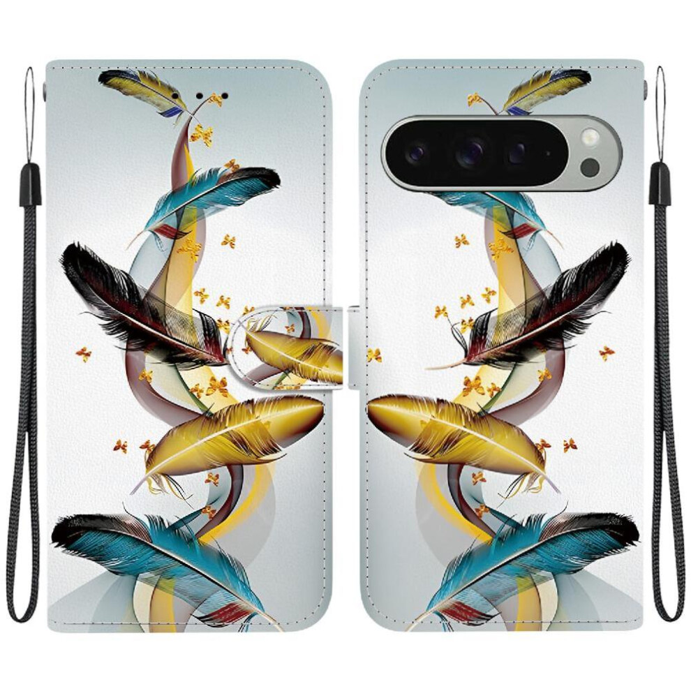 (C1 ) Flip Case For Google Pixel 9 Pro Pattern Cover Card Slot Kickstand Pu Leather Wallet Card Slots 764544152723