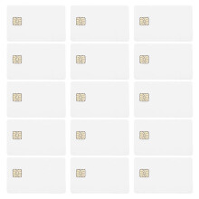(As show, One size) 15pcs Blank Credit Cards Blank Cards with Chips Blank Ic Cards Door Control Cards