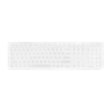 (As show, One size) POPETPOP Keyboard Cover Skin Keyboard Protector Film Compatible with Dell (Transparent)