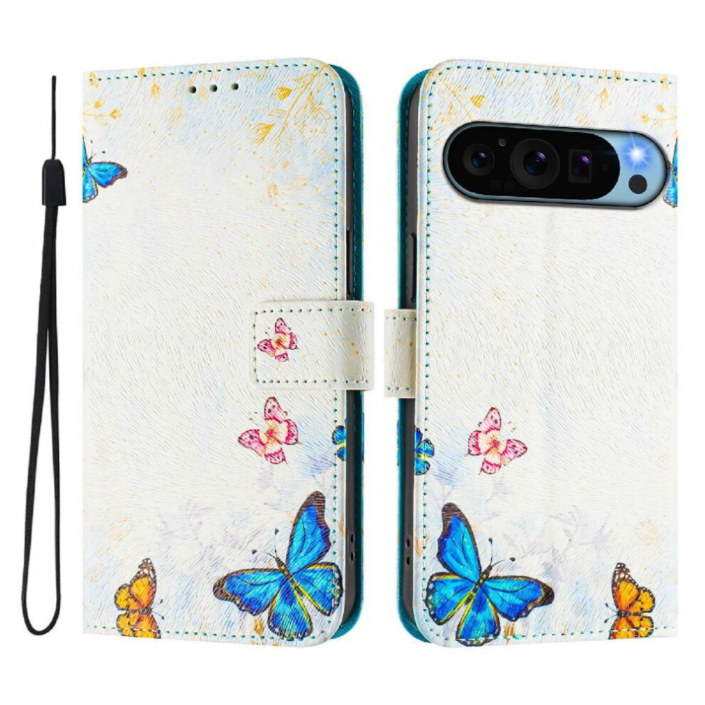 (Ohter) Compatible With Google Pixel 9 Pro Case Pattern Flip Cover With Credit Slot Wallet Pu Leather 764544153041
