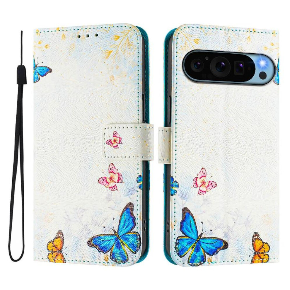 (Ohter) Compatible With Google Pixel 9 5G Case Wallet Pu Leather With Credit Slot Pattern Flip Cover 764544153102