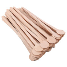 (As show, One size) 50pcs Wooden Stirring Rods Wooden Coffee Stirrer Long Handle Whisking Rod