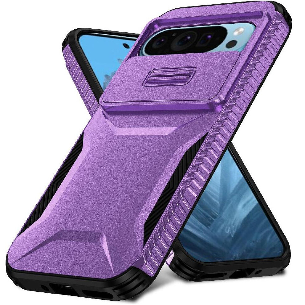 (Purple) Case For Google Pixel 9 Lightweight Shockproof Lens Protection Purple 764544154185