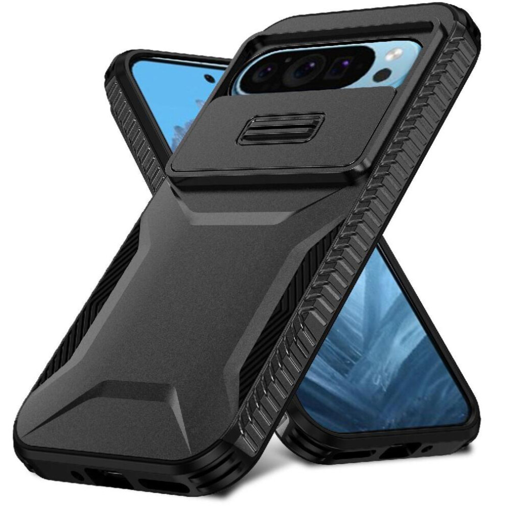 Gangxun (Black) Case For Google Pixel 9 Lightweight Shockproof Lens Protection Black