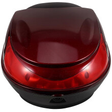 (As show, One size) 1 Set of Multipurpose Motorcycle Storage Box Helmet Storage Box Motorcycle Backseat Box