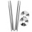 (As show, One size) 2 Sets  Pipe Cover Collar Water Pipe Cover Escutcheon Replacement Plate Accessory 3