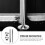 (As show, One size) 2 Sets  Pipe Cover Collar Water Pipe Cover Escutcheon Replacement Plate Accessory 4