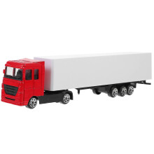 (As show, One size) Boys Truck Model Plaything Alloy Truck Model Realistic Container Truck Model Miniature Truck Toy