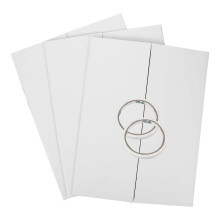 (As show, One size) 1 Set Trifold Poster Board Paperboard Folding Presentation Board Display Boards With Double Side Tapes