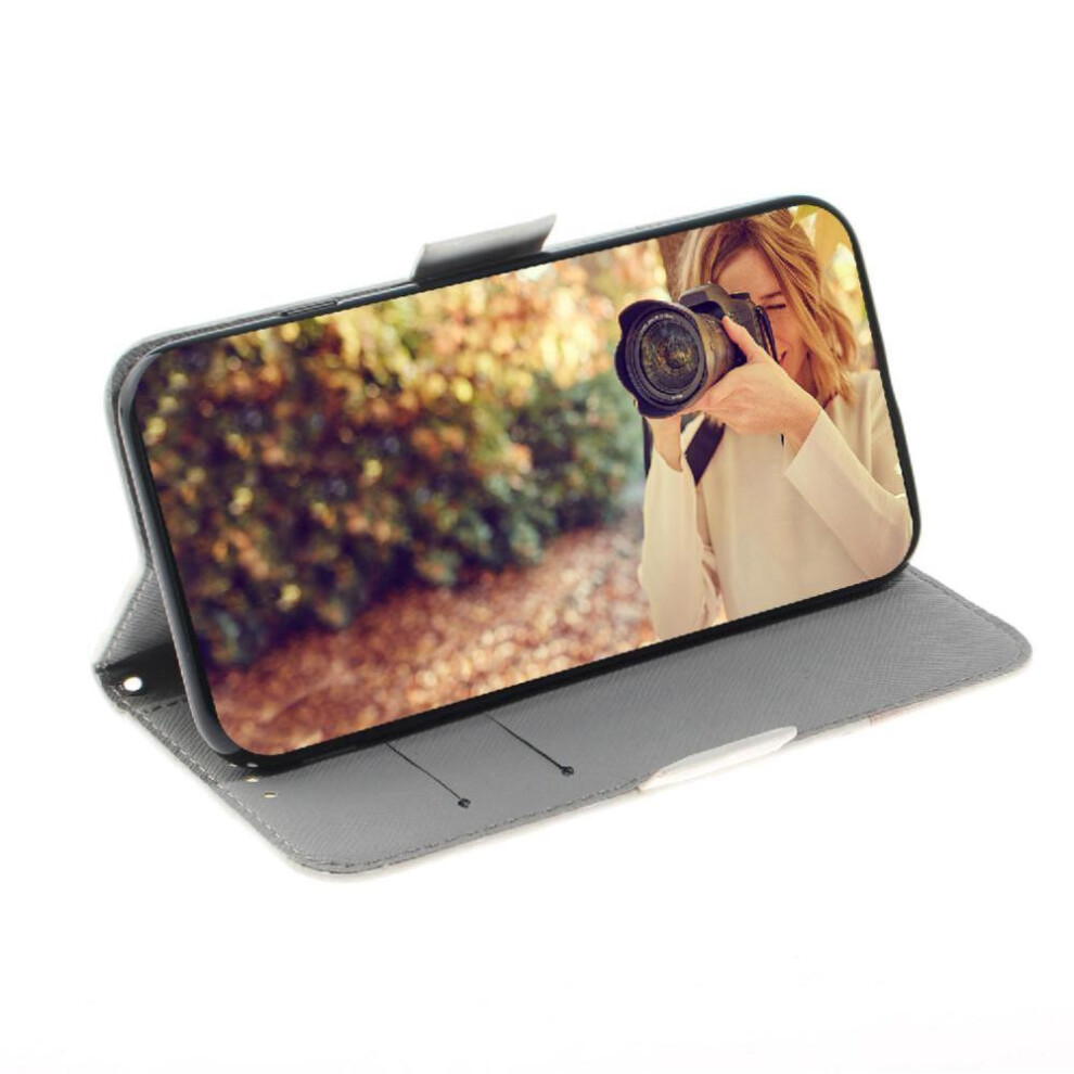 (C11 ) 3D Painted Protective Case For Google Pixel 9 Card Slots Pu Leather Lanyard Magnetic Closure Wallet 764544159197