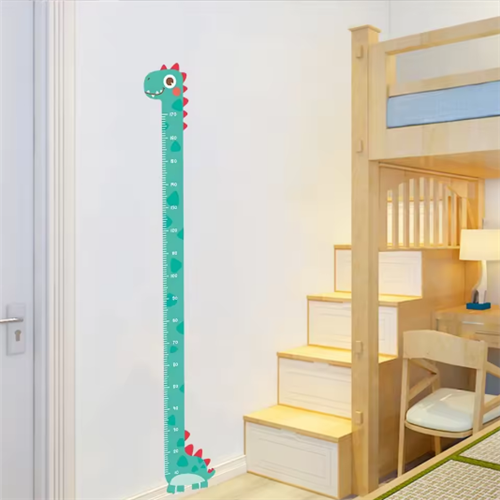 Cartoon Height Sticker Giraffe Wall Height Measuring Ruler 1
