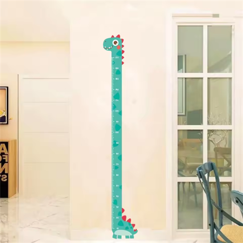 Cartoon Height Sticker Giraffe Wall Height Measuring Ruler 2