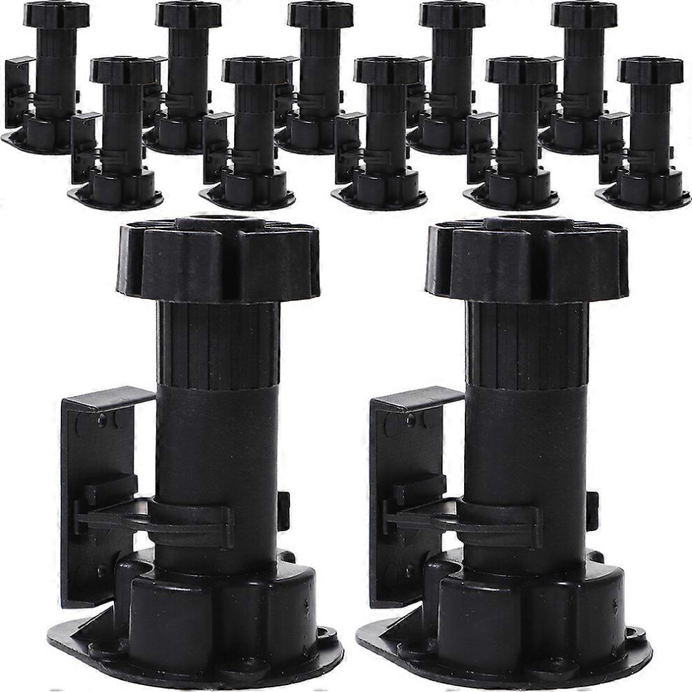 (As Show, One Size) 12Pcs Furniture Levelers Cabinet Leg Table Leveling Feet Adjustable Leg Levelers 6974185860435