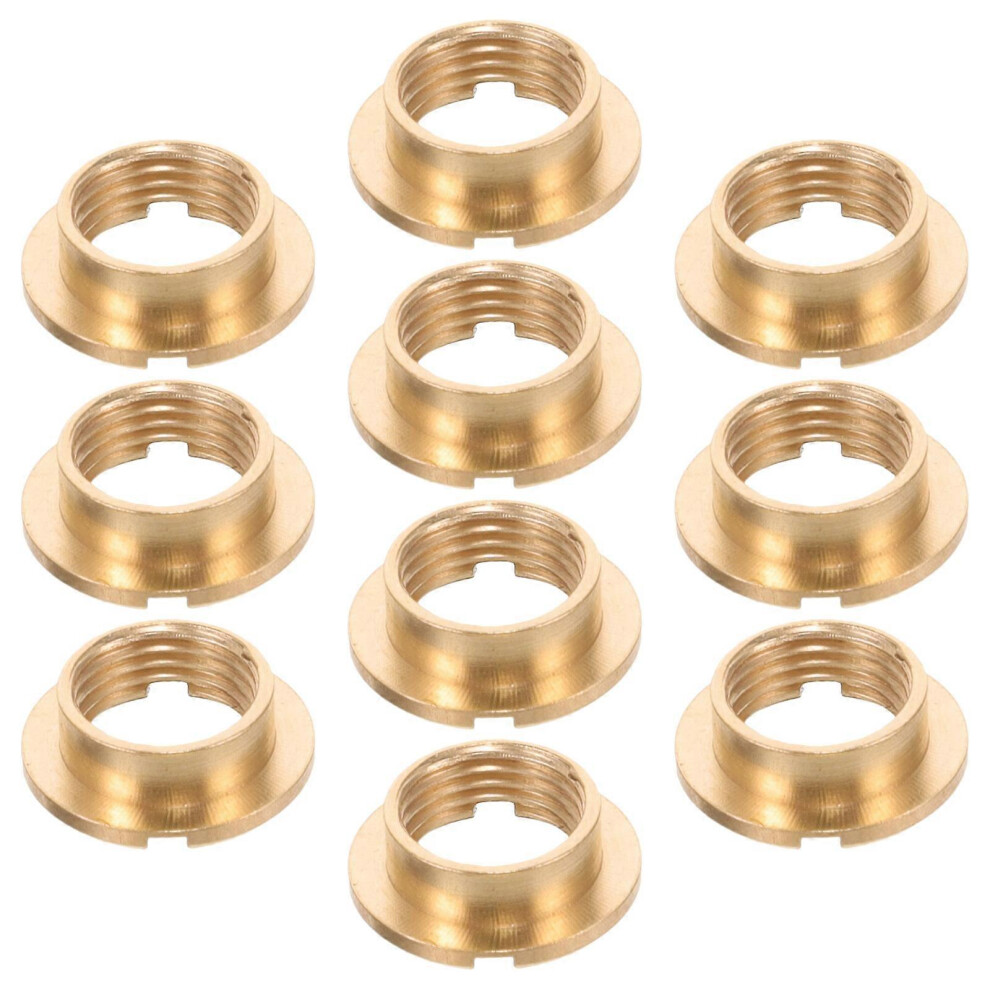 (As Show, One Size) 10Pcs Clock Movement Nut Quartz Clock Repairing Accessory Clock Mechanism Clock Movement Nuts 4069016296483