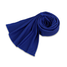 (Navy blue) Cooling Quick Drying Towel Outdoor Cooling Towel Fabric Quick-Drying Sports Towel