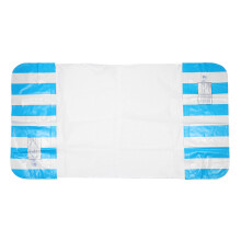 (Blue) Inflatable Floating Water Hammock Portable Float Pool Lounge Bed Swimming Chair for Home Outdoor Accessary