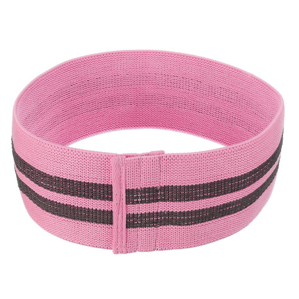 (Pink) Resistance Bands for Legs Butt Hip Booty Exercise Workout Bands Loop Bands for Physical Therapy Glute or Squat Workout Wide Bands Stretching Gym Bands