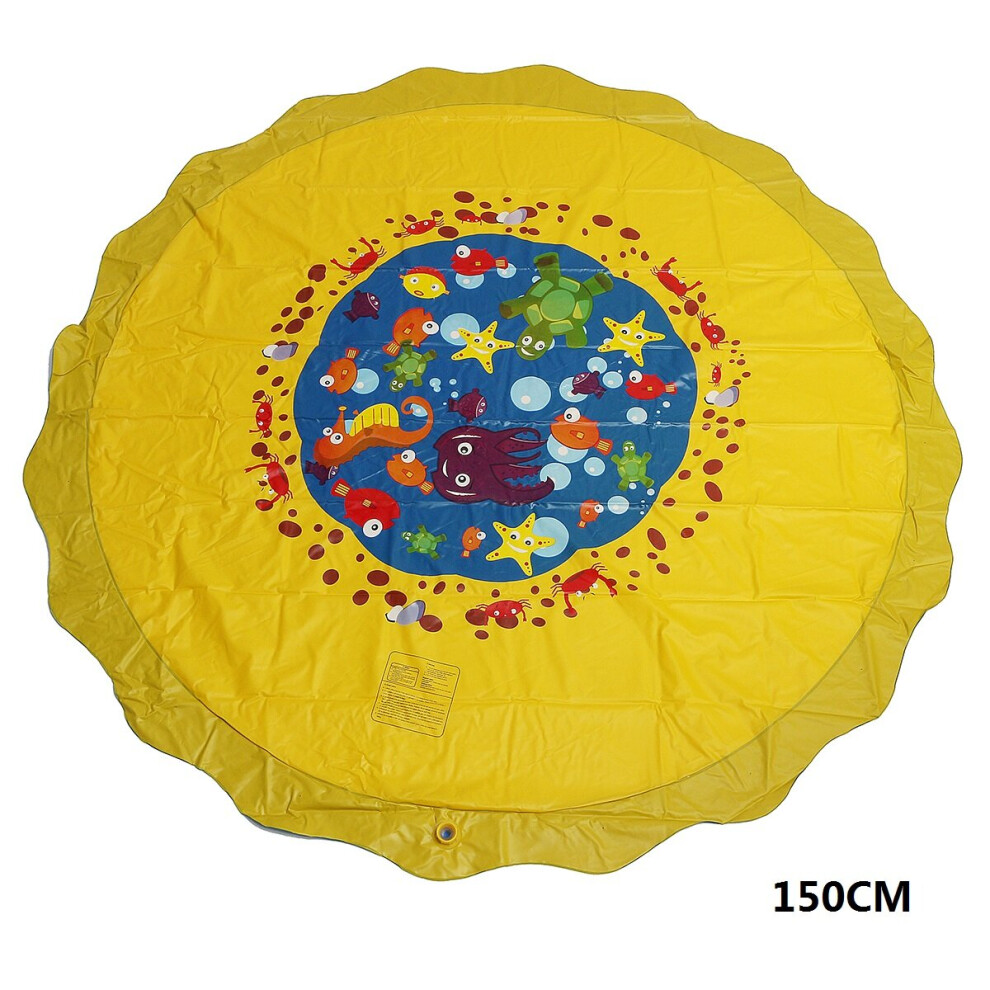 Photos - Inflatable Pool GreenZech Inflatable Splash Water Mat Sprinkle Splash Play Mat Fun Summer Spray ToysInflatable Pad Outdoor Water Toys for Kids (150)