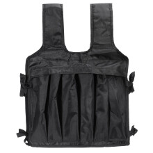(Black) Adjustable Weight Vest Running Sports Shaping Slimming Fitness Weight Bearing Equipment