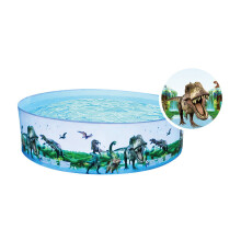 (152*25cm) Children's Thickened Round Swimming Pool Summer Non-inflatable Home Outdoor PVC Swimming Pool 12225cm/15225cm/ 18338cm/24438cm