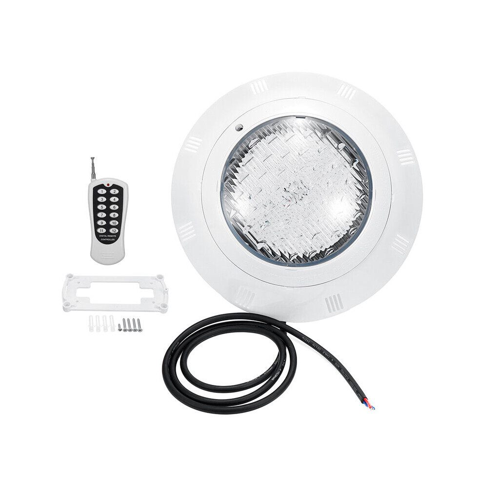 (324LED) 1 PCS LED Underwater Swimming Pool Lights RGB Color Changing IP68 Waterproof Lamp With Remote Controller