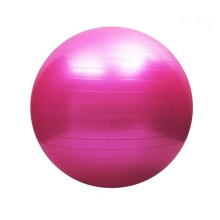 (Pink, 45cm) 330lb Max Load Yoga Ball With Air Pump Home Gym Workouts Pilates Training Ball Fitness Equipment