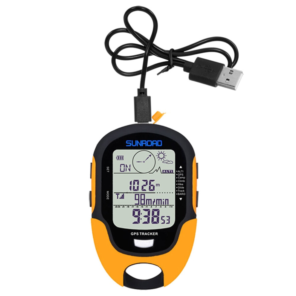 (Without GPS) Excellent Quality Handheld GPS Navigation Receiver Portable Handheld Digital Altimeter Barometer Compass Locator