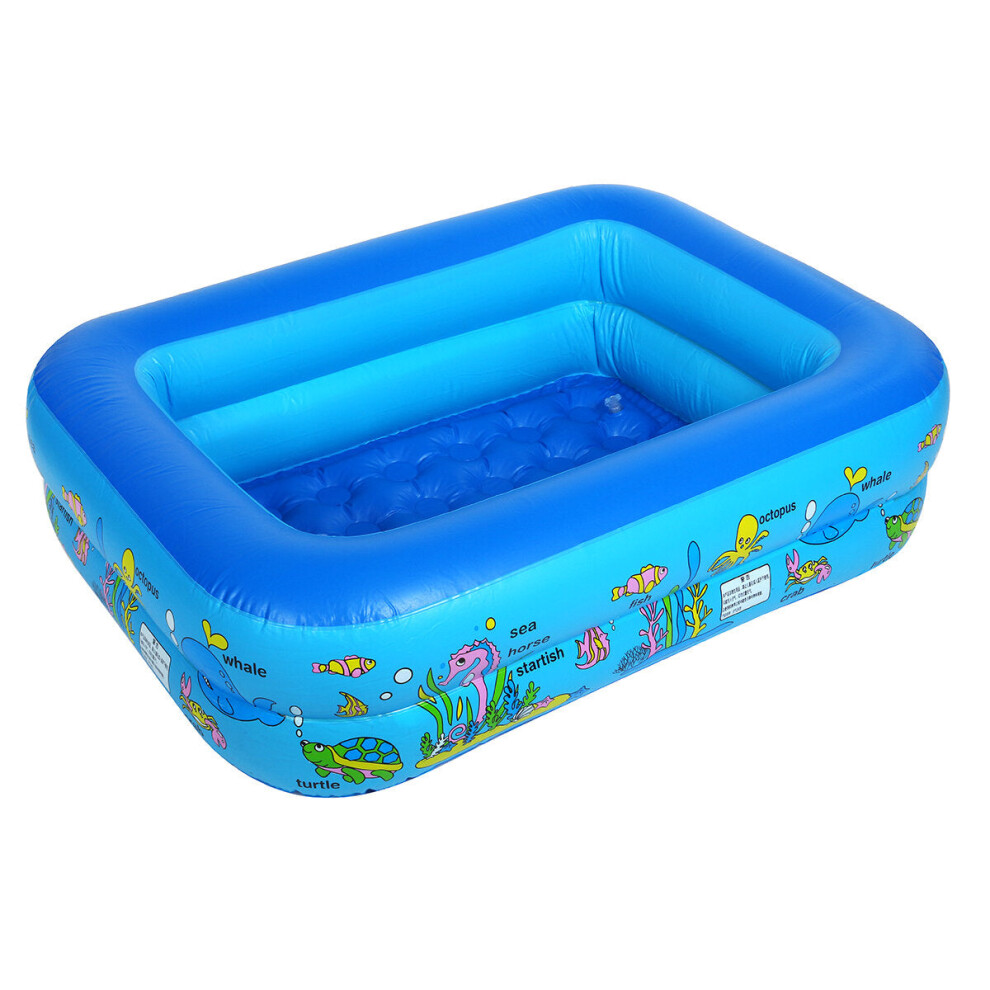(110CM) 110/150/200/210cm Inflatable Swimming Pool Adults Kids Summer Outdoor Garden Backyard Indoor Bathing Tub Pool