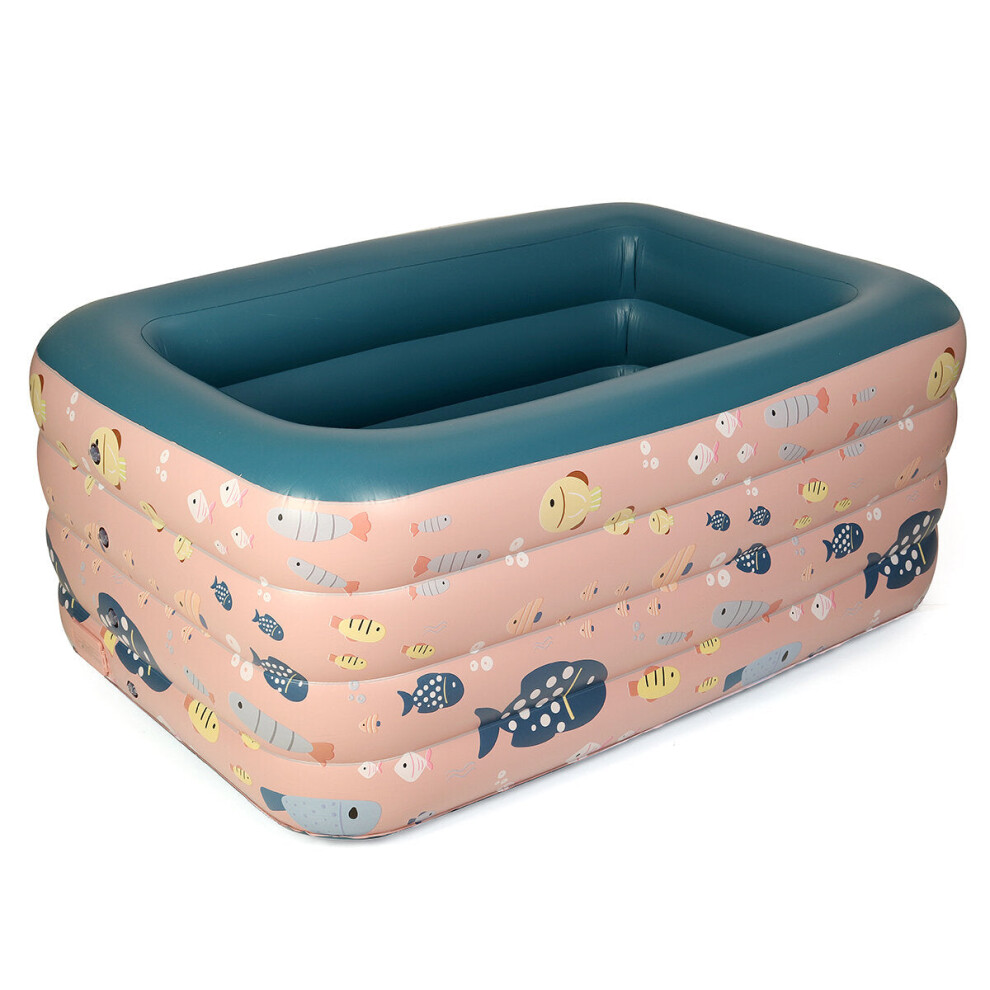 (120cm) 1.2M/1.4M/1.8M Inflatable Swimming Pool Adults Kids Pool Bathing Tub for Children Outdoor Indoor Swimming Pool