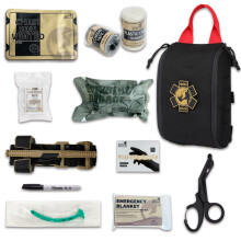 (Black) Military IFAKS Pouch First Aid Kit Survival outdoor emergency kit for Camping Medical Kit Molle Pouch Bag