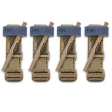(Khaki 4pcs) Tactical Rescue Tourniquet Rapid Hemostatic Control Equipment Single-Handed Application for Outdoor Hiking Emergency