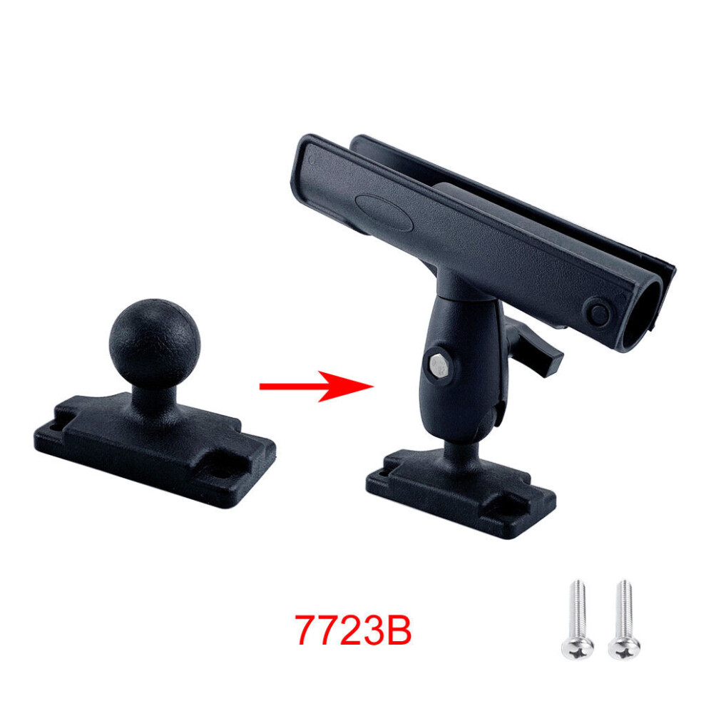 (7723B) Kayak ABS Adjustable Boat Fishing Rod Rack Holder Bracket Pole Support Fixer Fix Rest Tool Rotatable Mount Marine Accessories