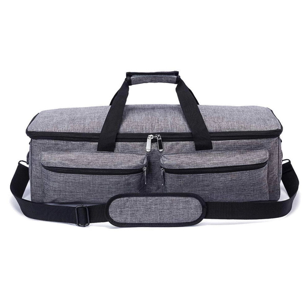 (Grey) 300D Linen 23.5x9.8x7.1inch Fishing Bag Travel Storage Bag Laggage Handbag Fishing Bag Fishing Gadgets-image-OPC-PGNXBDH-NEW