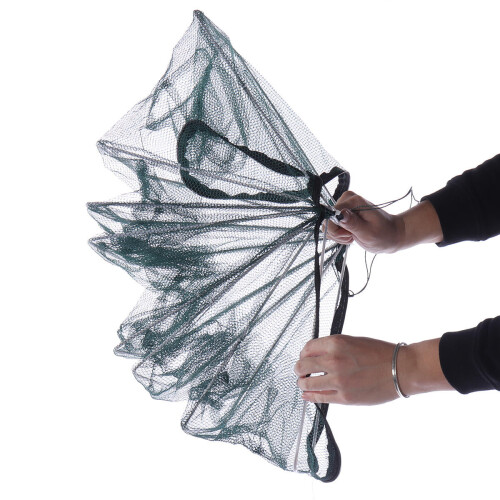 (B) Foldable Fishing Net Bait Trap Fish Minnow Crawfish Shrimp Net 2