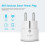 (EU, Pack 4) Smart Power Plug Home Socket Voice Control Compatible Remote by Phone from Anywhere 13