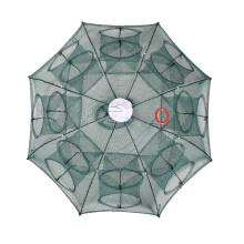(16 holes) 4/6/8/10/12/16/20 Hole Automatic Fishing Trap Folding Nylon Fishing Net For Fish Eel Crab Shrimp Trap