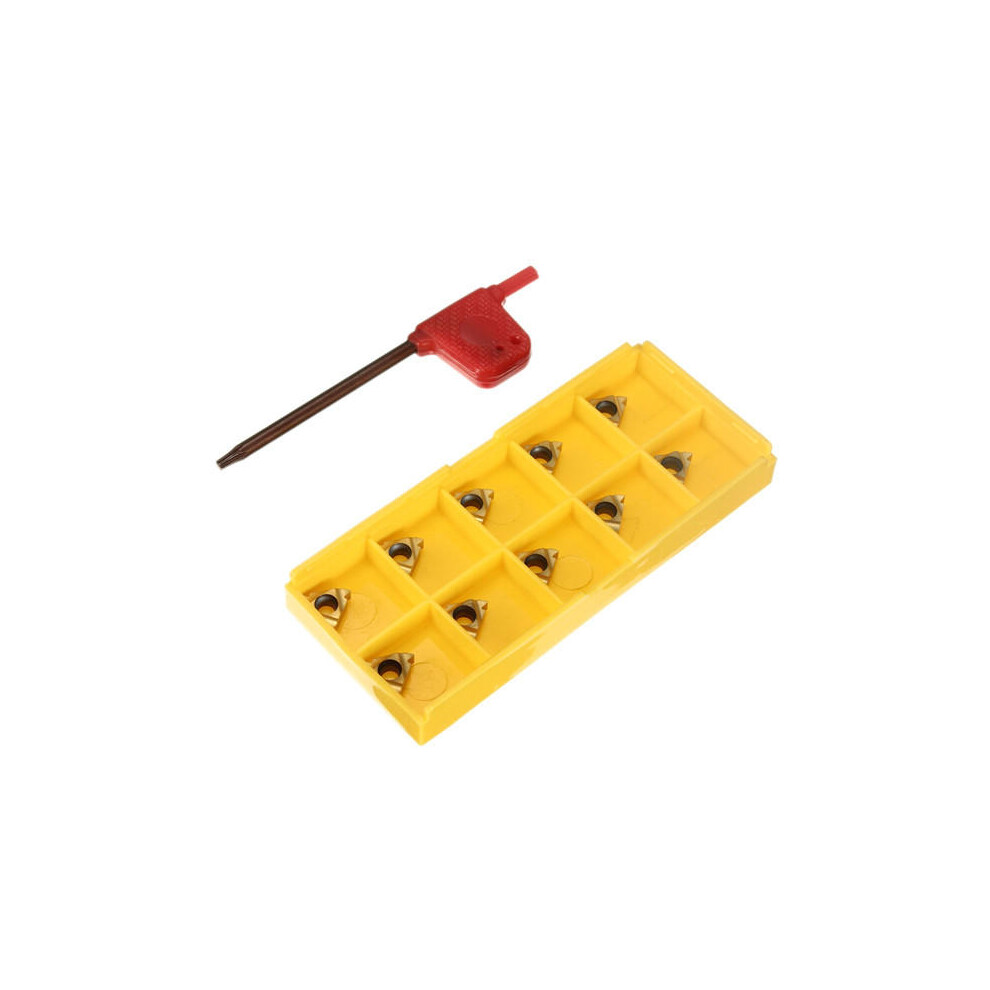 10pcs 11IR A60 Carbide Insert For Turning Tool Holder Boring Bar
