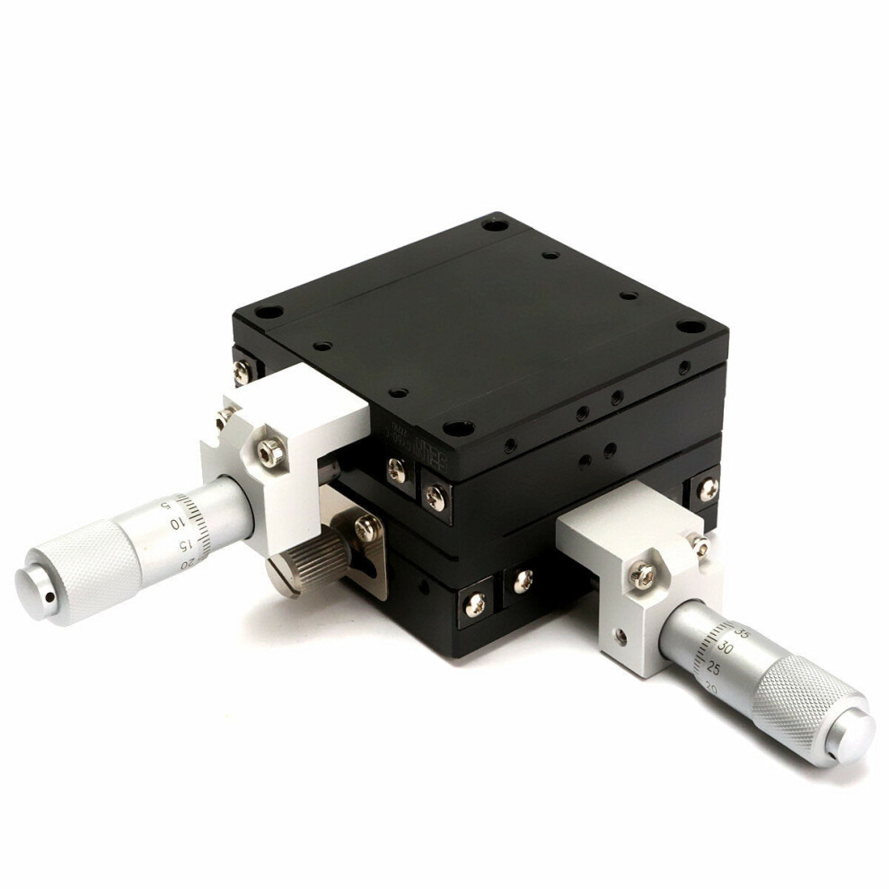 60x60mm XY Axis Linear Stage Adjustable Manual Displacement Platform Sliding Table-image-OPC-PGNXCWR-NEW