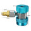 (Blue) R134a AC Quick Connector Adapter Coupler with Low High HVAC 5