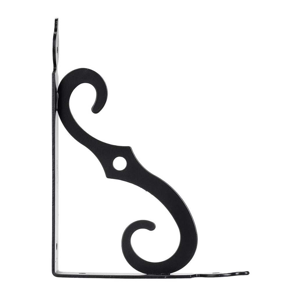 (Black, 240*190Mm) Wall Mounted L Shaped Angle Bracket Multifuntional Brace Shelf Furniture Brackets 8727971754177