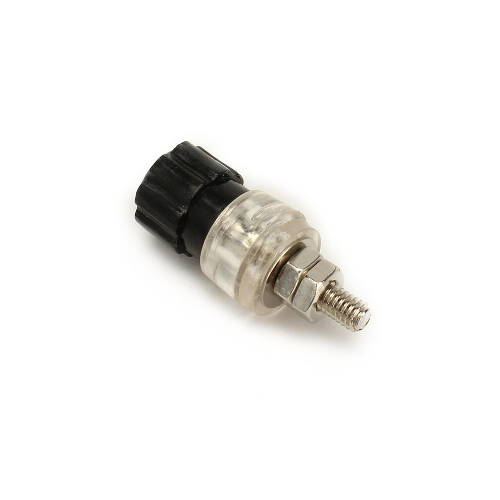 (Black) AC/DC 4mm Wiring Terminal Block Wire Adapter Connectors 10pcs