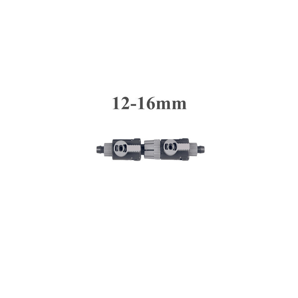 (12-16mm) 12-22mm Aquarium Tap Connector Aquarium Filter Hose Tubing Double Tap Connector Control Flow Valve